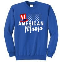 American Mama Funny Gift Mom 4th Of July Gift Sweatshirt