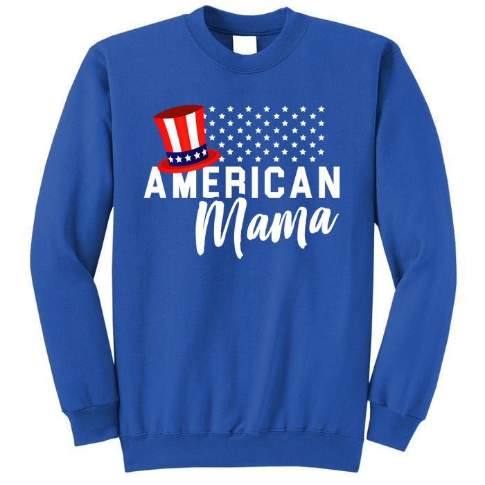 American Mama Funny Gift Mom 4th Of July Gift Sweatshirt