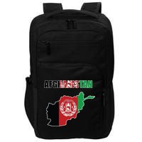 Afghanistan Map Flag Emblem Impact Tech Backpack