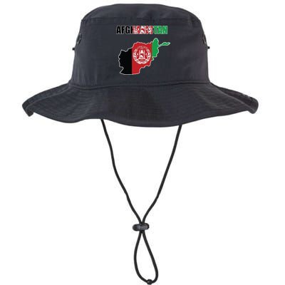 Afghanistan Map Flag Emblem Bucket Hat
