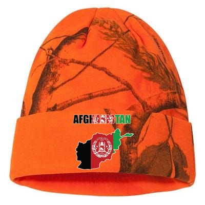 Afghanistan Map Flag Emblem Kati Licensed 12" Camo Beanie