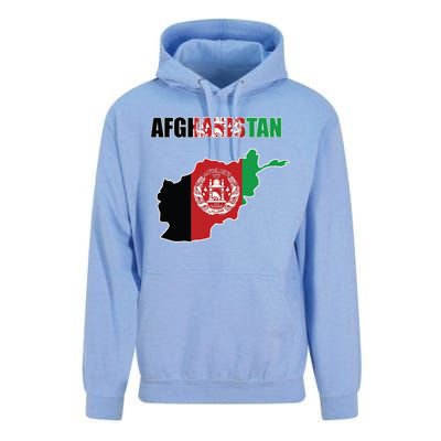 Afghanistan Map Flag Emblem Unisex Surf Hoodie