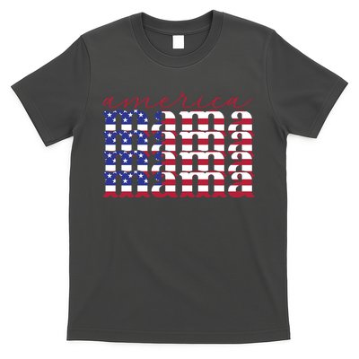 America Mama Flag Memorial Day Gift Mother's Day T-Shirt