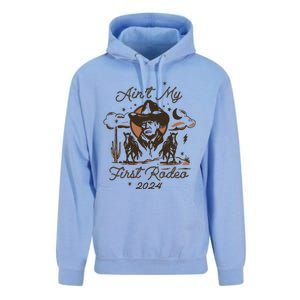 Aint My First Rodeo Trump Western Donald Trump Unisex Surf Hoodie