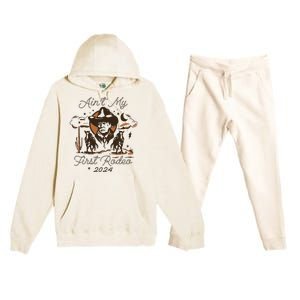 AinT My First Rodeo Trump Premium Hooded Sweatsuit Set