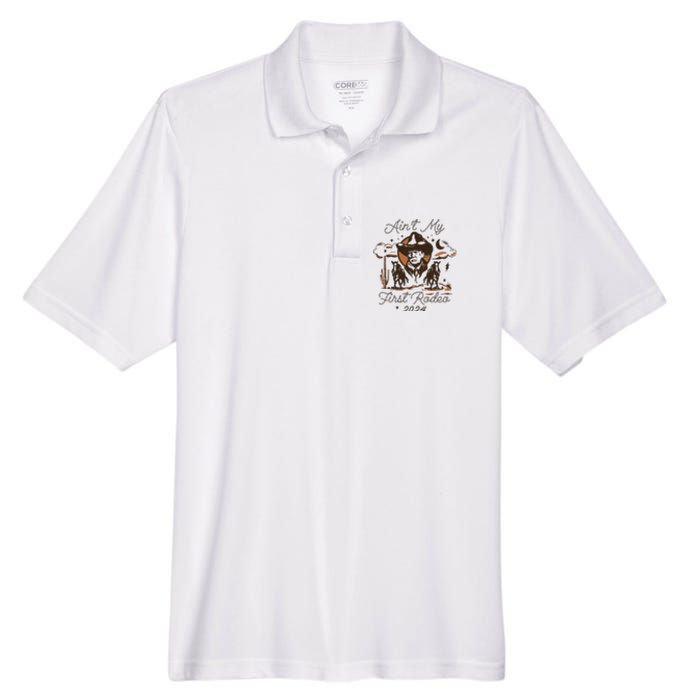 AinT My First Rodeo Trump Men's Origin Performance Pique Polo