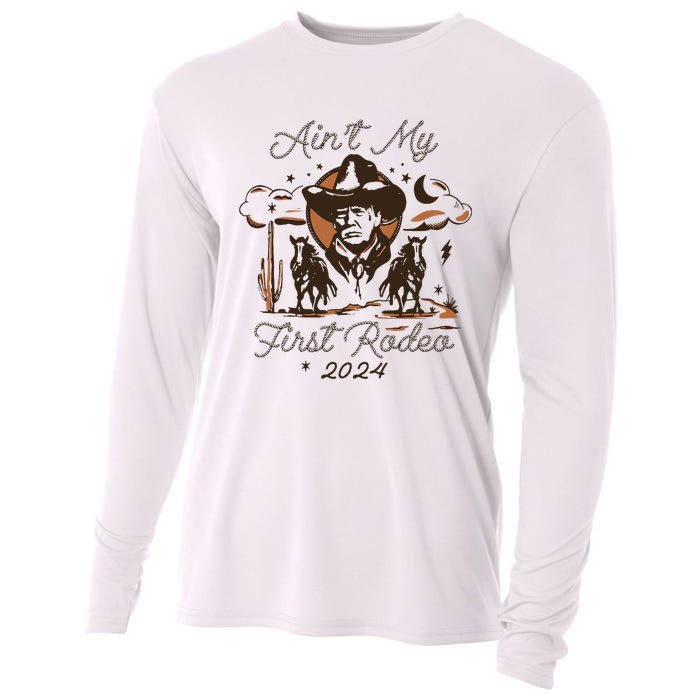 AinT My First Rodeo Trump Cooling Performance Long Sleeve Crew