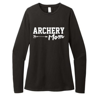 Archery Mom Funny Bow Hunting Archery Mothers Day Gift Womens CVC Long Sleeve Shirt