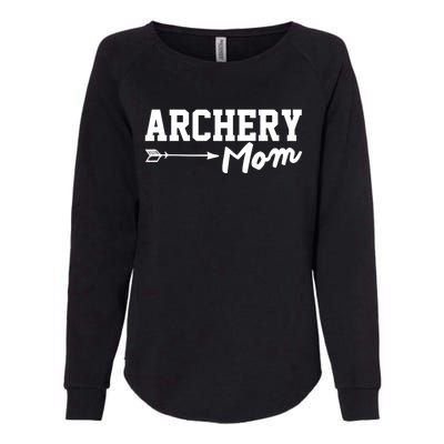 Archery Mom Funny Bow Hunting Archery Mothers Day Gift Womens California Wash Sweatshirt