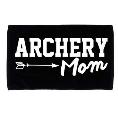 Archery Mom Funny Bow Hunting Archery Mothers Day Gift Microfiber Hand Towel