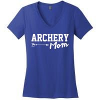 Archery Mom Funny Bow Hunting Archery Mothers Day Gift Women's V-Neck T-Shirt