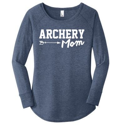 Archery Mom Funny Bow Hunting Archery Mothers Day Gift Women's Perfect Tri Tunic Long Sleeve Shirt