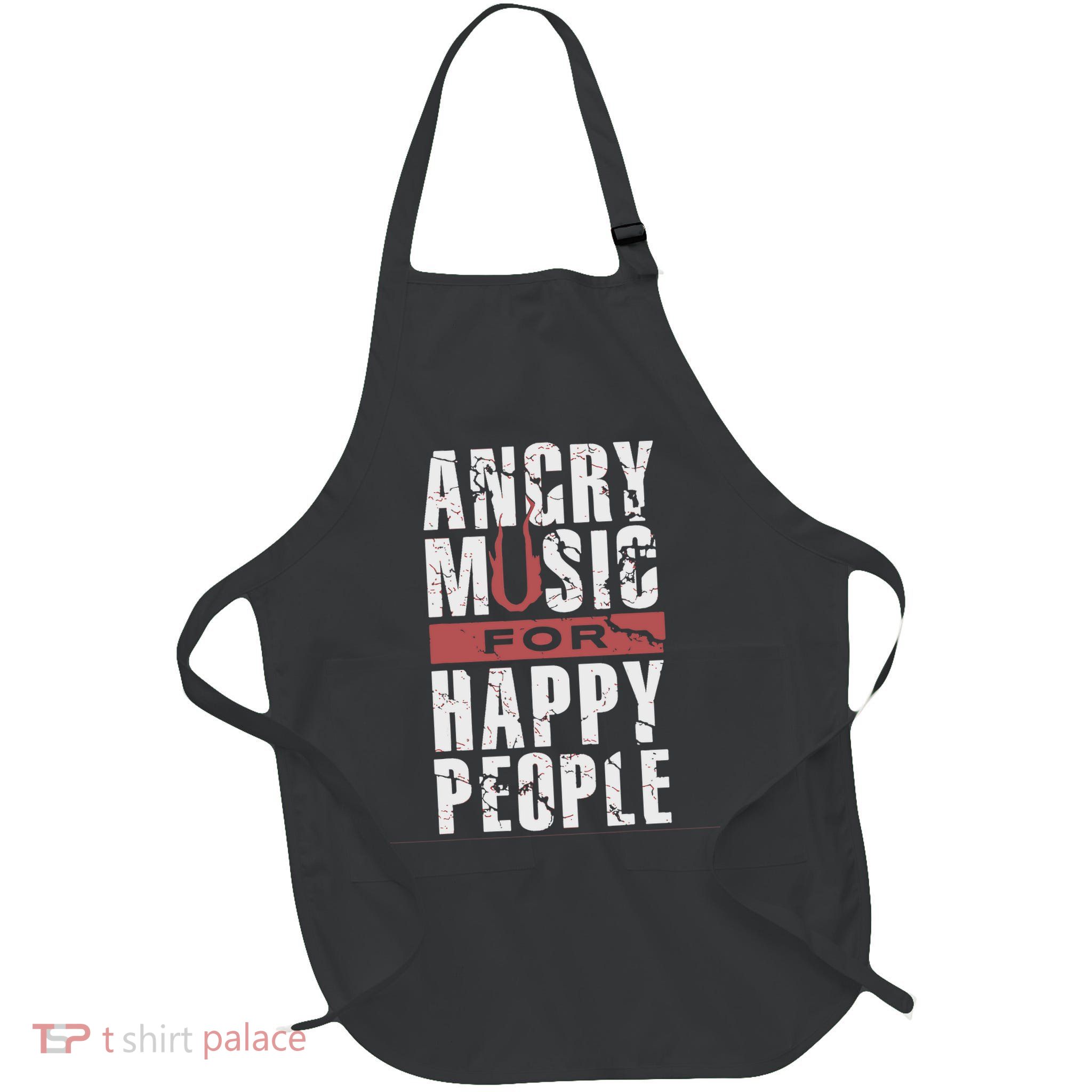 Angry Music For Happy People Apron