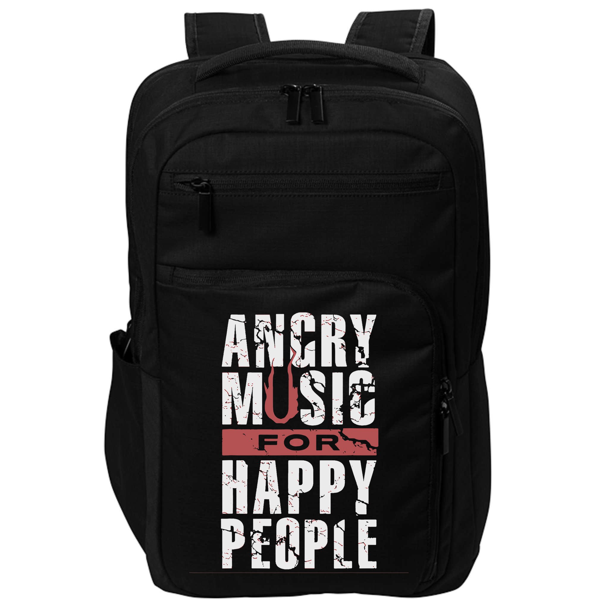 Angry Music For Happy People Impact Tech Backpack