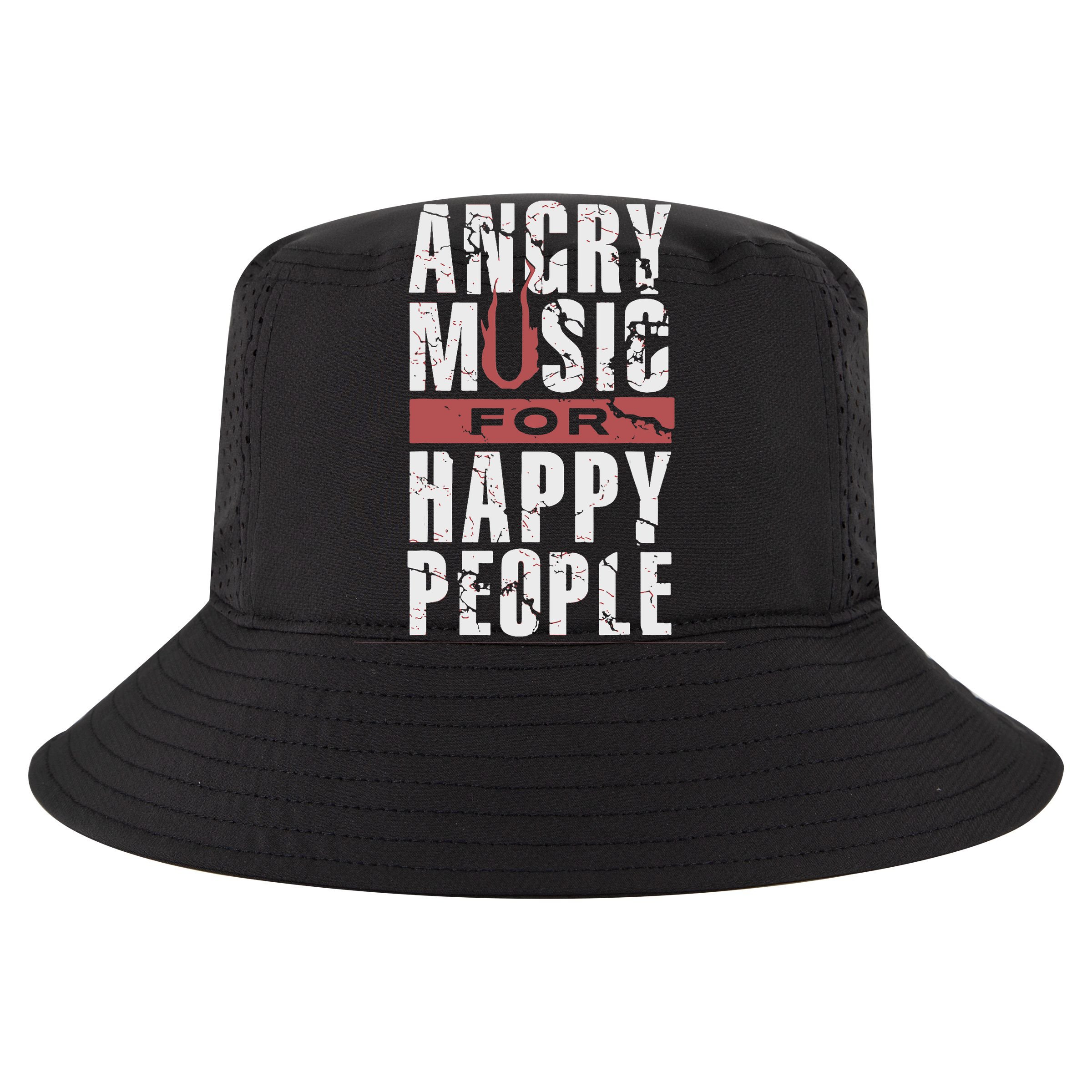 Angry Music For Happy People Cropped Pullover Crew
