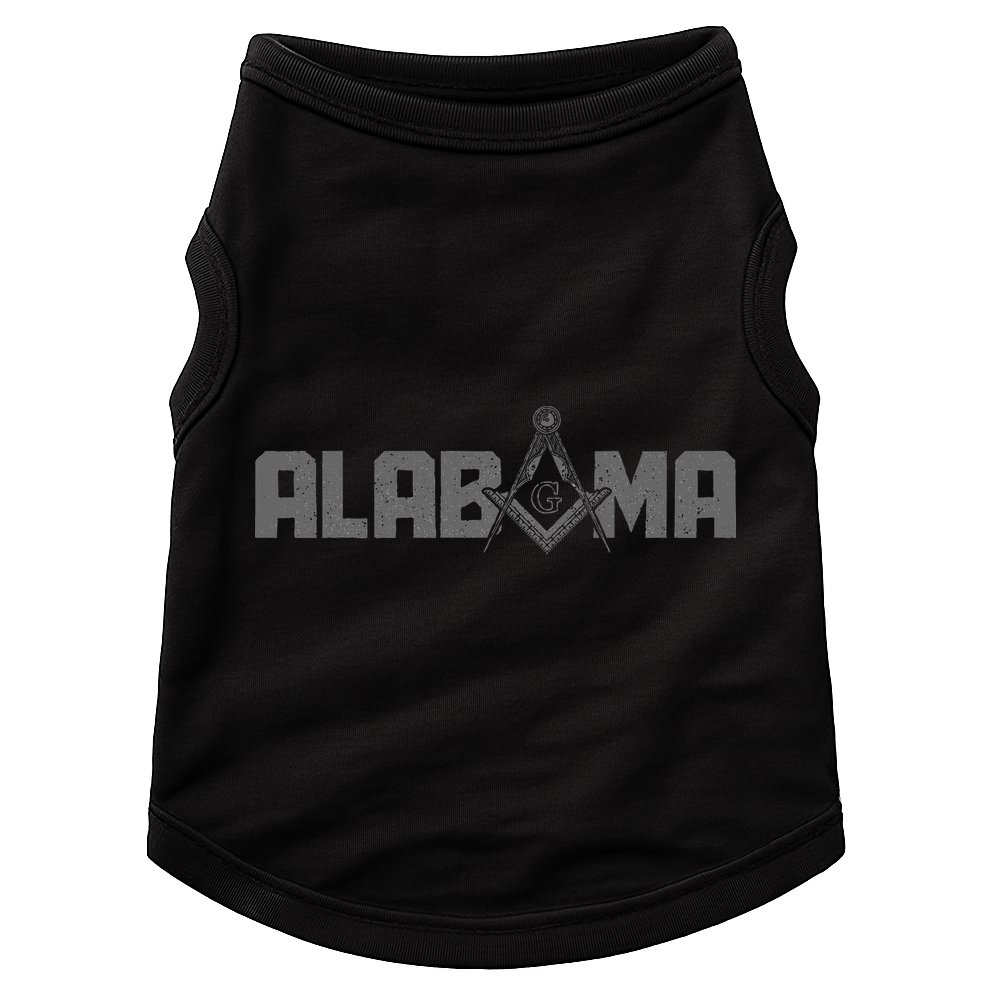 Alabama Mason Freemason Masonic Square & Compass Doggie Tank