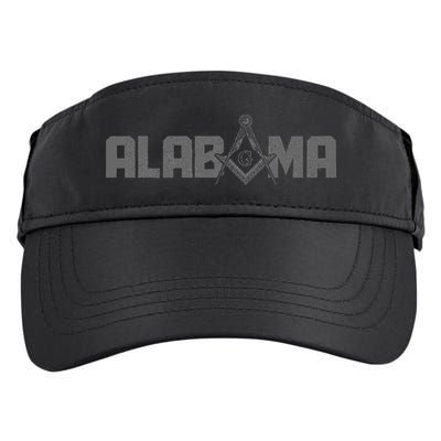 Alabama Mason Freemason Masonic Square & Compass Adult Drive Performance Visor