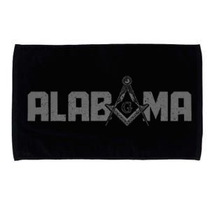 Alabama Mason Freemason Masonic Square & Compass Microfiber Hand Towel