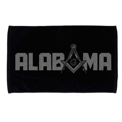 Alabama Mason Freemason Masonic Square & Compass Microfiber Hand Towel