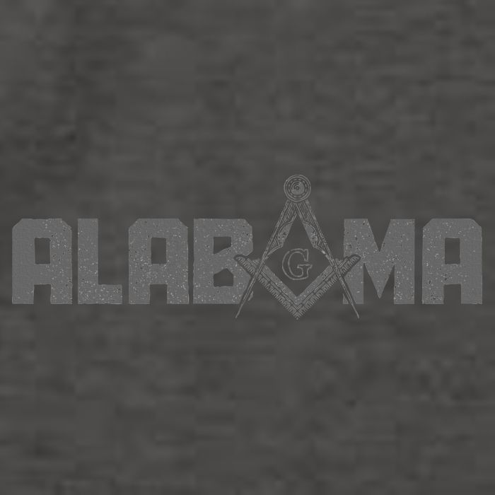 Alabama Mason Freemason Masonic Square & Compass Vector Backpack
