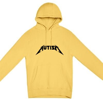 Autism Meme Funny Gify Meme Premium Pullover Hoodie