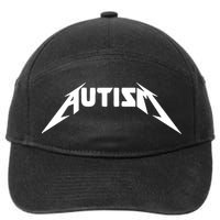 Autism Meme Funny Gify Meme 7-Panel Snapback Hat