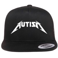 Autism Meme Funny Gify Meme Flat Bill Trucker Hat