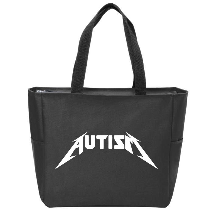 Autism Meme Funny Gify Meme Zip Tote Bag