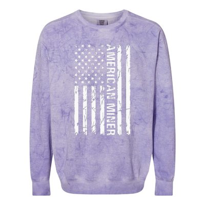 American Miner Funny American Miner Colorblast Crewneck Sweatshirt