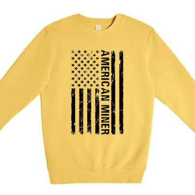 American Miner Funny American Miner Premium Crewneck Sweatshirt