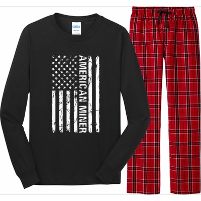 American Miner Funny American Miner Long Sleeve Pajama Set