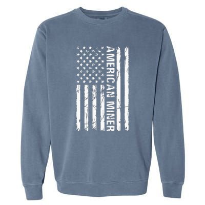 American Miner Funny American Miner Garment-Dyed Sweatshirt