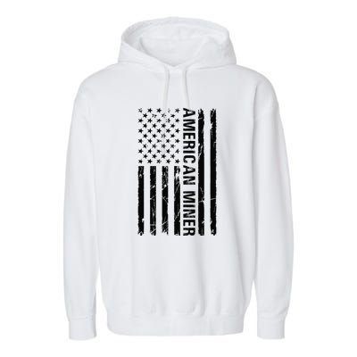 American Miner Funny American Miner Garment-Dyed Fleece Hoodie