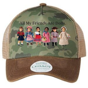 All My Friends Are Dolls American Girl Legacy Tie Dye Trucker Hat