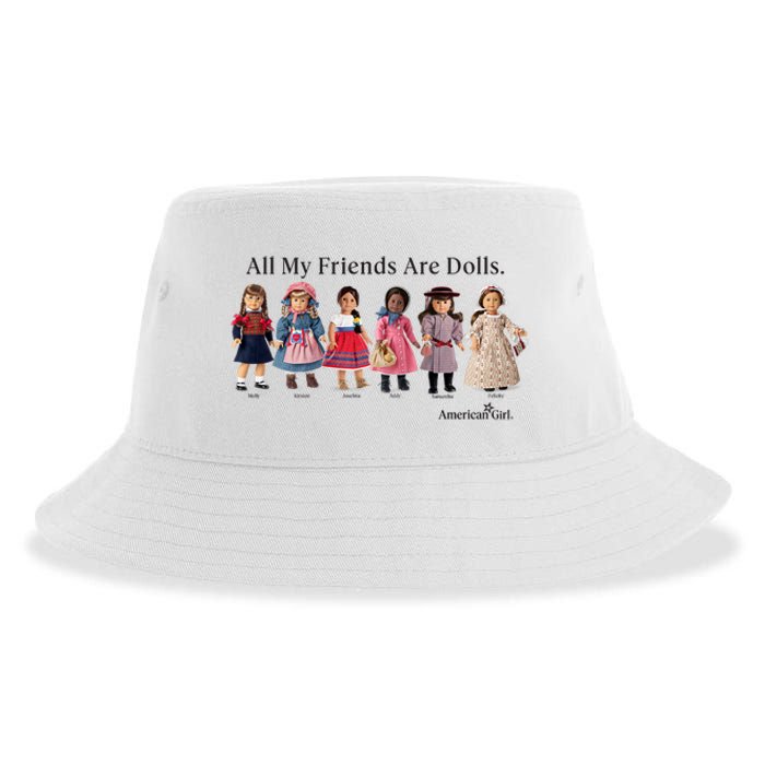 All My Friends Are Dolls American Girl Sustainable Bucket Hat