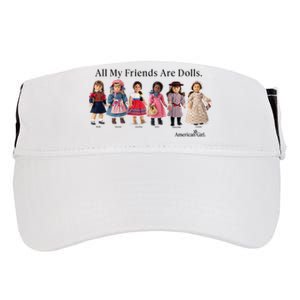 All My Friends Are Dolls American Girl Adult Drive Performance Visor