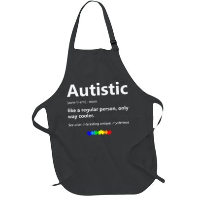 Autistic Meaning Funny Autism Awareness Month Apron