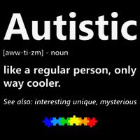 Autistic Meaning Funny Autism Awareness Month 16 in Basic Backpack