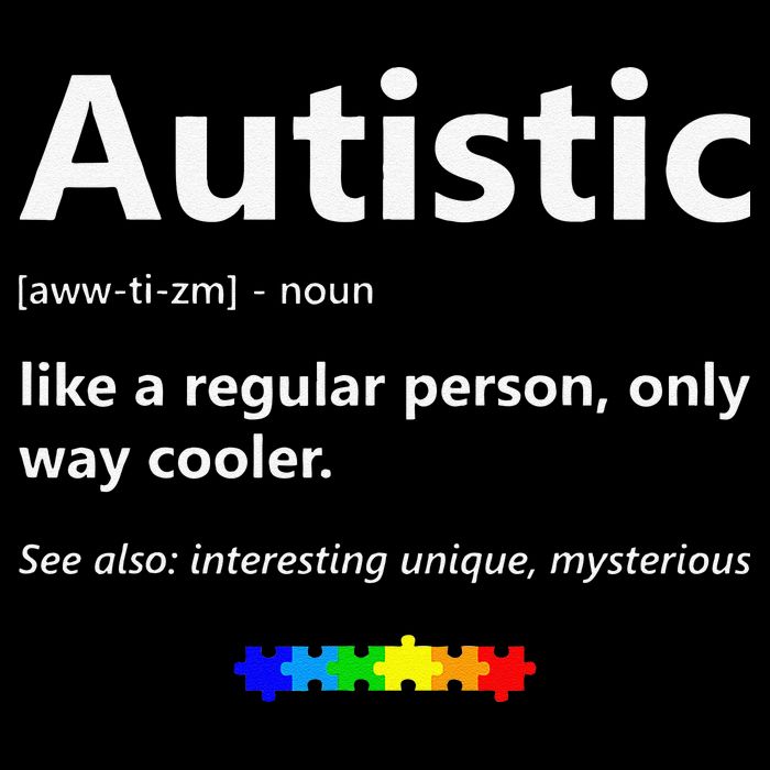 Autistic Meaning Funny Autism Awareness Month 16 in Basic Backpack