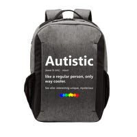 Autistic Meaning Funny Autism Awareness Month Vector Backpack