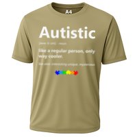Autistic Meaning Funny Autism Awareness Month Cooling Performance Crew T-Shirt
