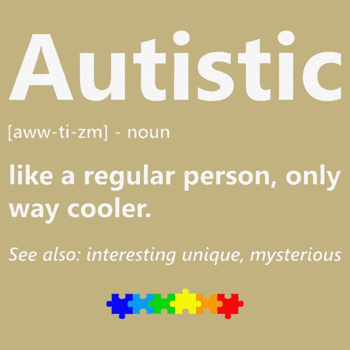 Autistic Meaning Funny Autism Awareness Month Cooling Performance Crew T-Shirt