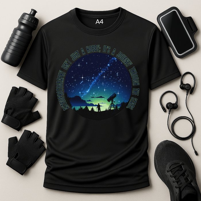 Astrophotography Magic For The Passionate Astrophotographer Cooling Performance Crew T-Shirt