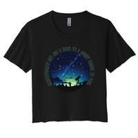 Astrophotography Magic For The Passionate Astrophotographer Women's Crop Top Tee