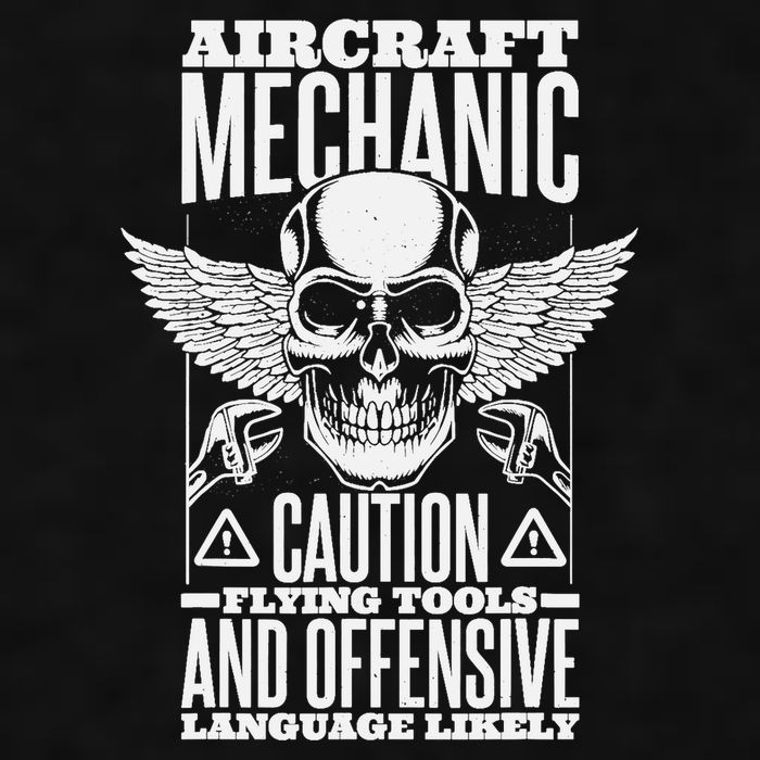 Aircraft Mechanic Flying Tools And Offensive Language, Plane Ladies PosiCharge Tri-Blend Wicking Tank