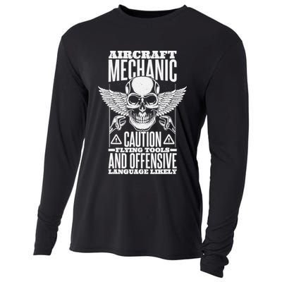 Aircraft Mechanic Flying Tools And Offensive Language, Plane Cooling Performance Long Sleeve Crew