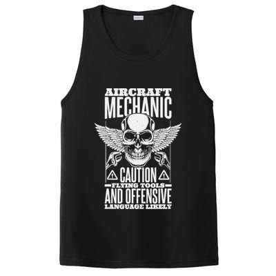 Aircraft Mechanic Flying Tools And Offensive Language, Plane PosiCharge Competitor Tank
