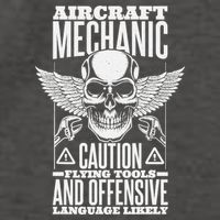 Aircraft Mechanic Flying Tools And Offensive Language, Plane Vector Backpack