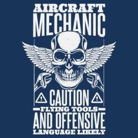 Aircraft Mechanic Flying Tools And Offensive Language, Plane Infant Baby Jersey Bodysuit