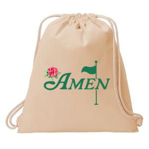 Amen Master Golf Azalea Tournament Pink Golfing Drawstring Bag